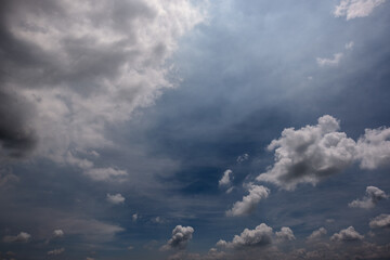 Dark sky with stormy clouds. Dramatic sky rain,Dark clouds before a thunder-storm,clouds before rain