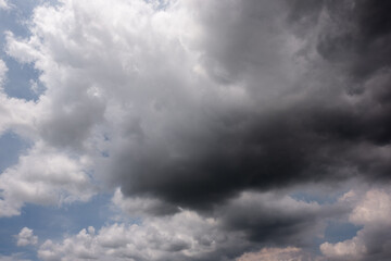 Dark sky with stormy clouds. Dramatic sky rain,Dark clouds before a thunder-storm,clouds before rain