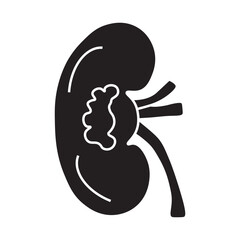 kidney cancer glyph icon