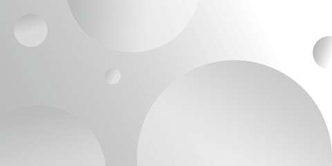 A minimalist abstract background featuring overlapping curves and circular shapes in various shades of gray, creating a smooth gradient and victore