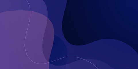 Abstract dark purple wave dynamic color background. Simple banner for graphic design element.
