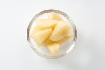 カットフルーツ（梨）のイメージ