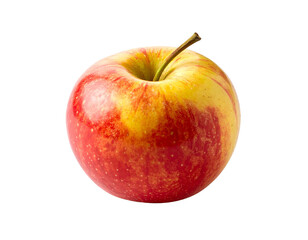 A single fresh red apple, a healthy and vibrant fruit.