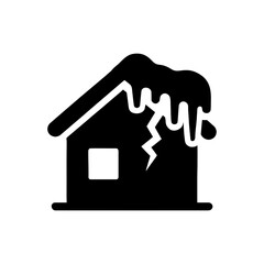 Building Collapse Warning Icon