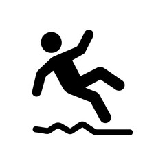Slip And Fall Icon