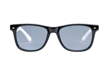 Detailed Close up Black Framed Wayfarer Style Eyewear Fashion Accessory. Ai Generated Images