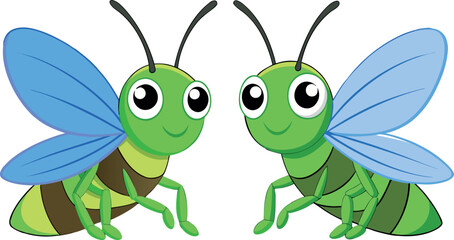  cartoon grasshopper illustration, cute grasshopper cartoon, funny green insect, adorable grasshopper artwork, smiling grasshopper vector, happy insect cartoon, insect mascot artwork, playful grasshop