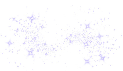Ethereal purple starry overlay with shimmering particles and soft gradients, creating a dreamy atmosphere suitable for various design projects and artistic expressions with copy space