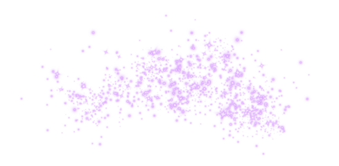 Purple glittering overlay with sparkling stars and soft bokeh effect, creating a dreamy atmosphere for design projects, perfect for backgrounds, invitations, and creative artwork