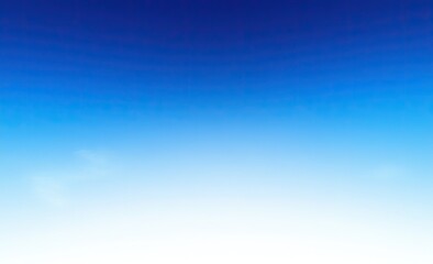 Obraz premium Soft gradient from deep blue to white sky