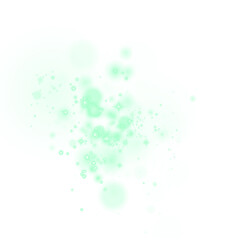 Soft green abstract png overlay with sparkling elements and blurred circles, creating a dreamy atmosphere for design projects and enhancing visual storytelling with vibrant textures
