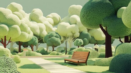 tropical garden in thailand