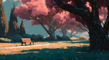 tropical garden in thailand