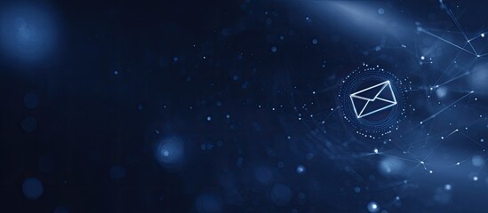 Abstract digital email graphic