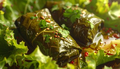 Traditional Stuffed Grape Leaves – Authentic and Flavorful Dish