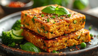 Vegan Seitan Dish – Plant-Based Protein Meal