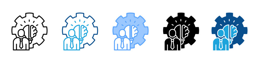 Talent Management icon sheet multiple style collection