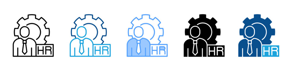 Hiring Manager icon sheet multiple style collection
