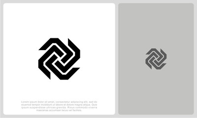 Abstract Technology Logo Design Template. Icons For Business of Luxury and Elegant.