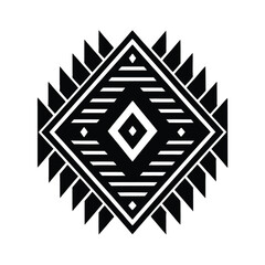 Rustic Aztec Textile Weaving Pattern