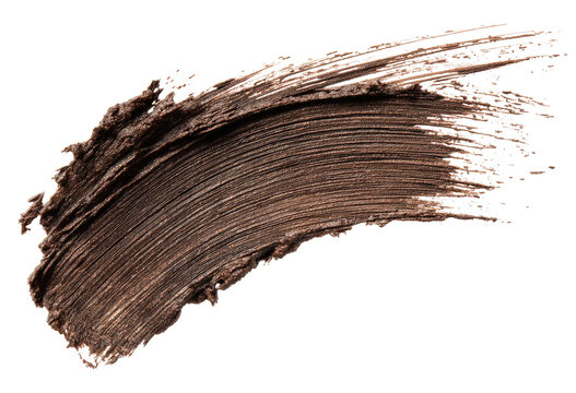 Brown cosmetic smear, textured (1)