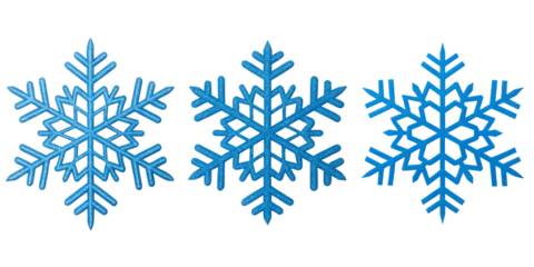 snowflake on white background