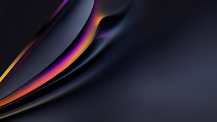 Dynamic Abstract Background With Flowing Shapes and Colors