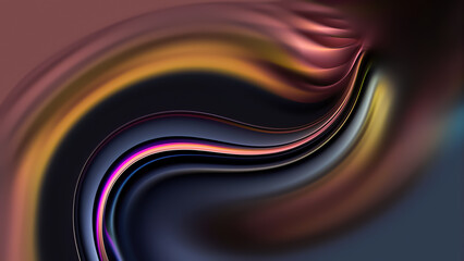 Vibrant Swirls Create an Abstract Background for Creativity
