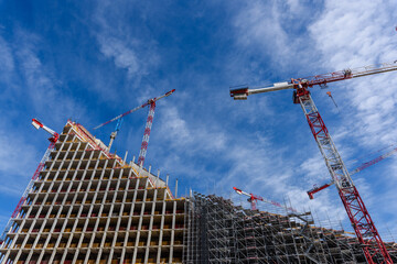 Cantieri di costruzione edilizia a Milano a Citylife