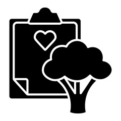 vegetarian Solid icon