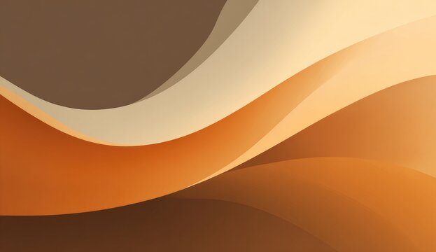 Abstract, flowing curves of warm, muted tones