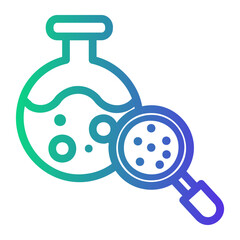 chemical Line Gradient Icon