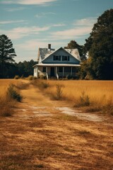 Obraz premium Countryside vibe architecture building outdoors.