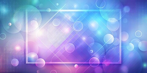 Abstract futuristic background with glowing lights and bokeh effect