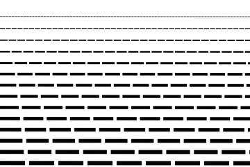 Dotted lines, set of dotted lines 