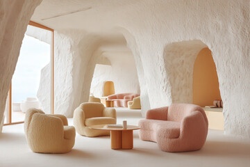 imagine transformative room that changes color and texture based on mood of its inhabitants