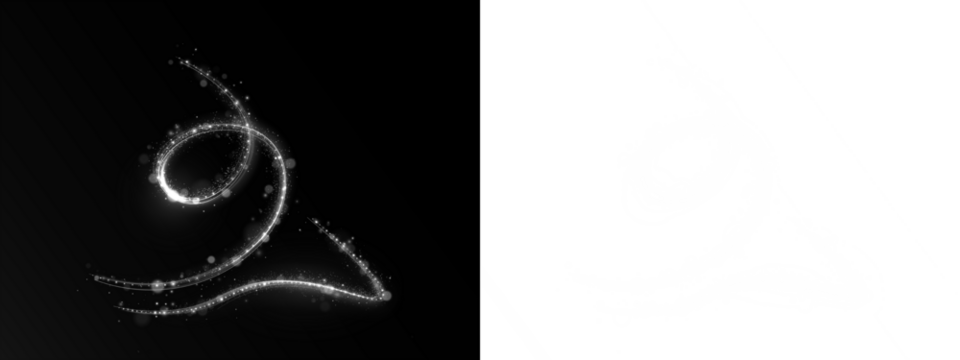 Unique swirl design PNG with transparent background. Perfect for overlay in your creative photo projects.