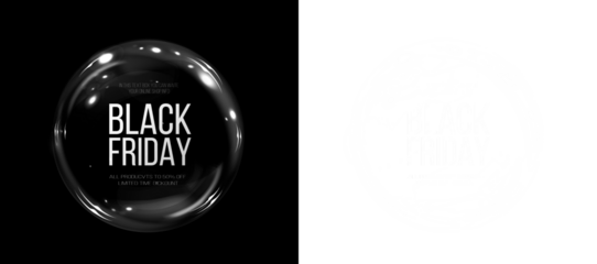 Get these Black Friday sale PNG overlays with a transparent background for your next photo or design project.