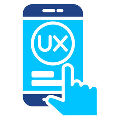 Obraz premium User Experience Simple Vector Icon Collection