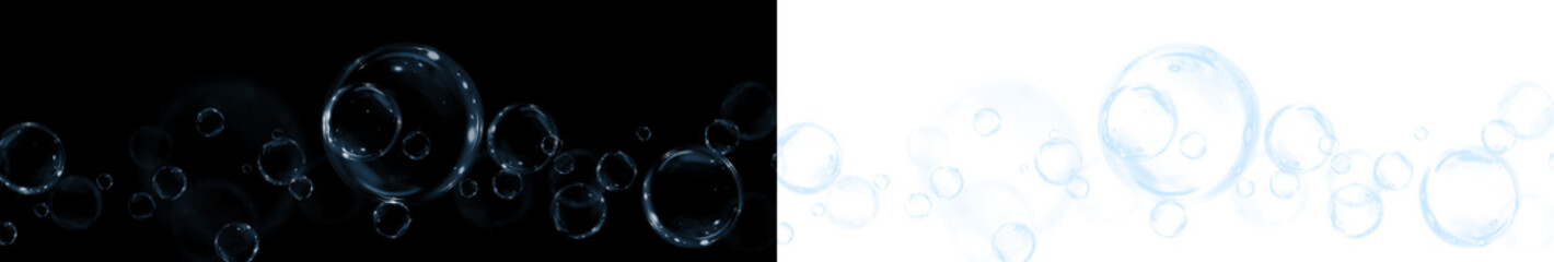 Create stunning visuals with this blue bubbles PNG overlay. Ideal for transparent backgrounds in any photo!