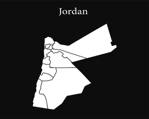 Jordan Administrative Map
