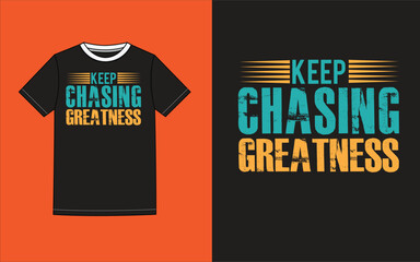 Typography Colorful Vintage Tshirt Design