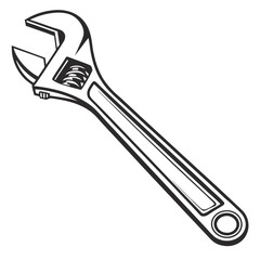 wrench vector illustration