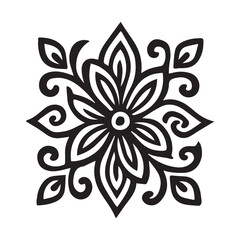 Vintage ornate vector floral pattern with a swirl of decorative petals and leaves for a seamless summer wallpaper design