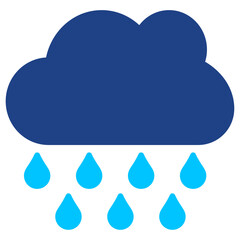 Rain Simple Vector Icon Collection