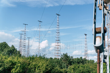 Radio Jamming Interference Towers from Socialist Communism Era in Slovakia