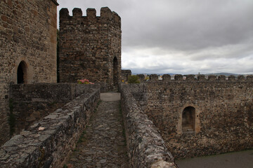medieval castle in bragan&ccedil;a in portugal 