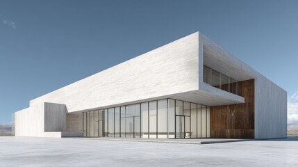 Fototapeta premium modern warehouse building