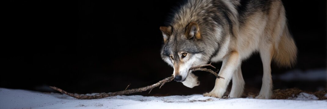 Scary Wolves Hunting