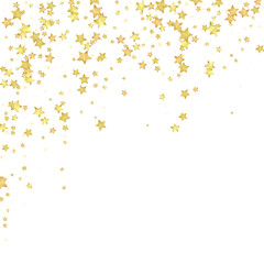 Magic stars vector overlay.  Gold stars scattered
